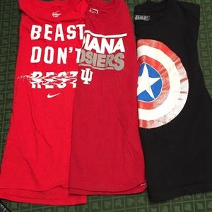 Nike lot of 3 boys T-shirt size medium